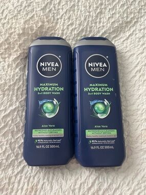 NWT Nivea Men Body Washes Maximum Hydration